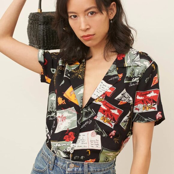 Reformation Cuba Top in Magazine Size S - Picture 3 of 14